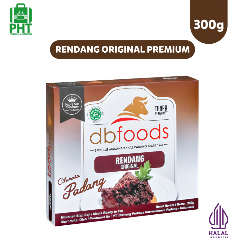 

Rendang DBFOODS Premium 300g Original |Rendang Sapi Praktis Siap Makan Asli Padang