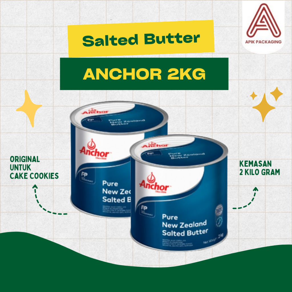 

Anchor Salted Butter Kemasan 2KG Original