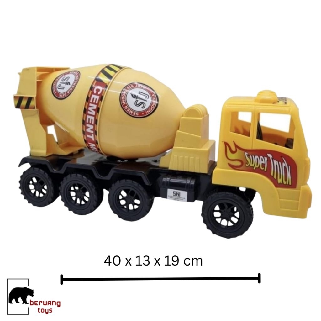 Mobil Truk Semen Giling Plastik Anak TTP888D
