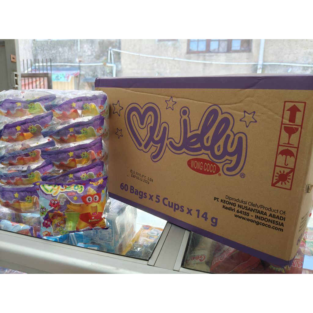 

WONG COCO MY JELLY 1PACK ISI 5PCS X 14GR. KARTONAN ISI 60PACK