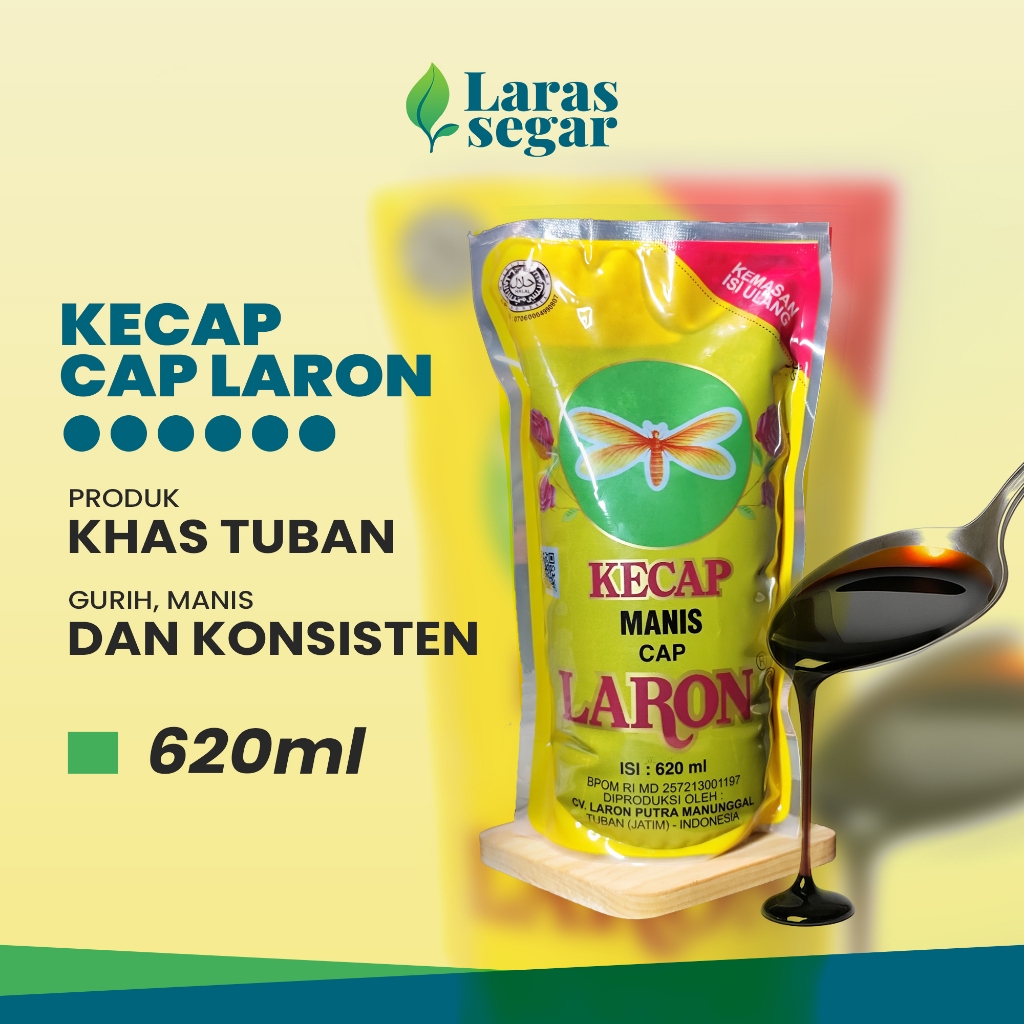 

Kecap Manis Cap Laron Asli Tuban Jawa Timur Kemasan 620ml