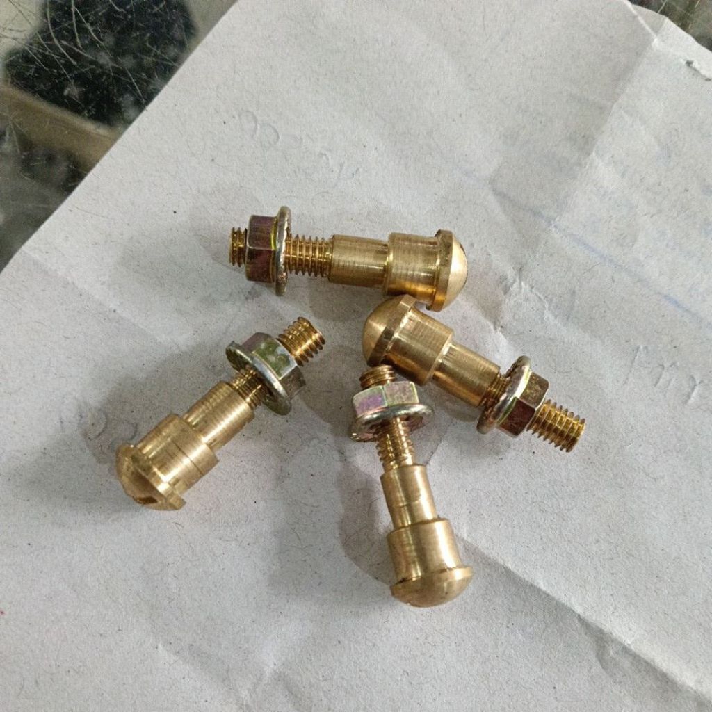 baut handel vespa min model ORI bahan Kuningan aksesoris vespa