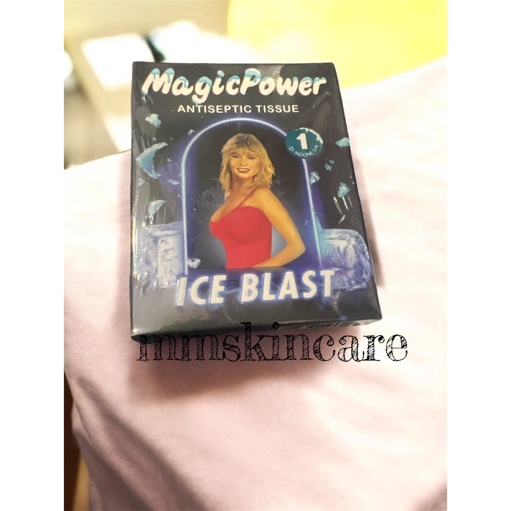 ICE BLAST antiseptic tissue