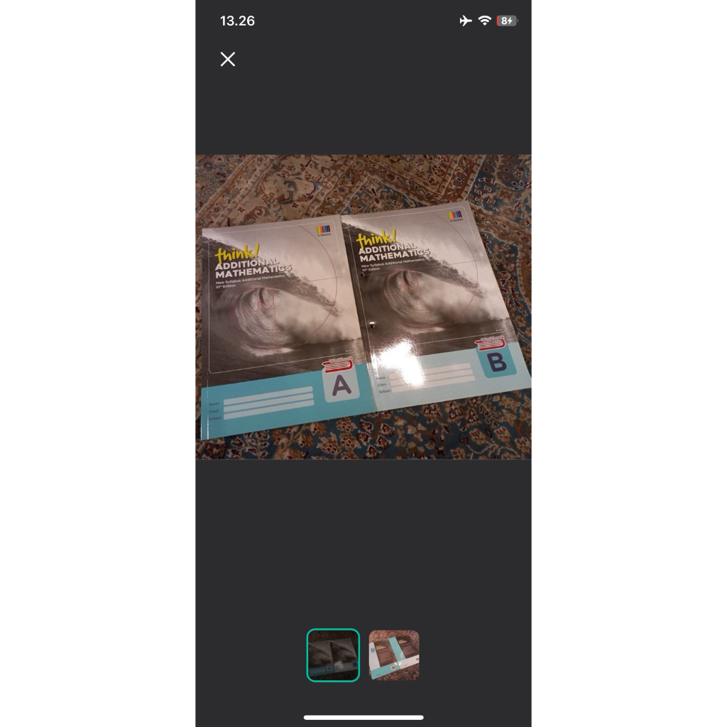 Think Additional Mathematics Workbook A&B