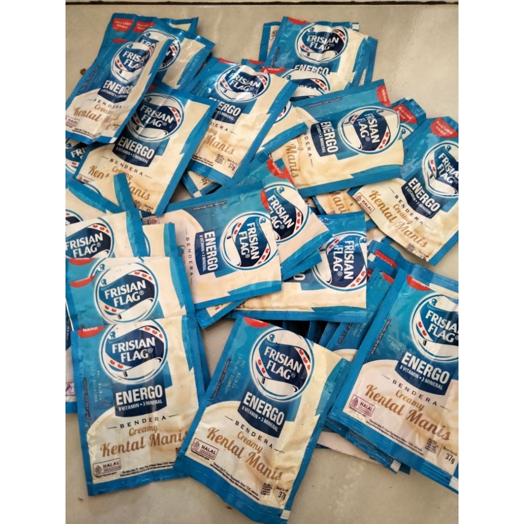 

Bungkus bekas Susu Frisian Flag