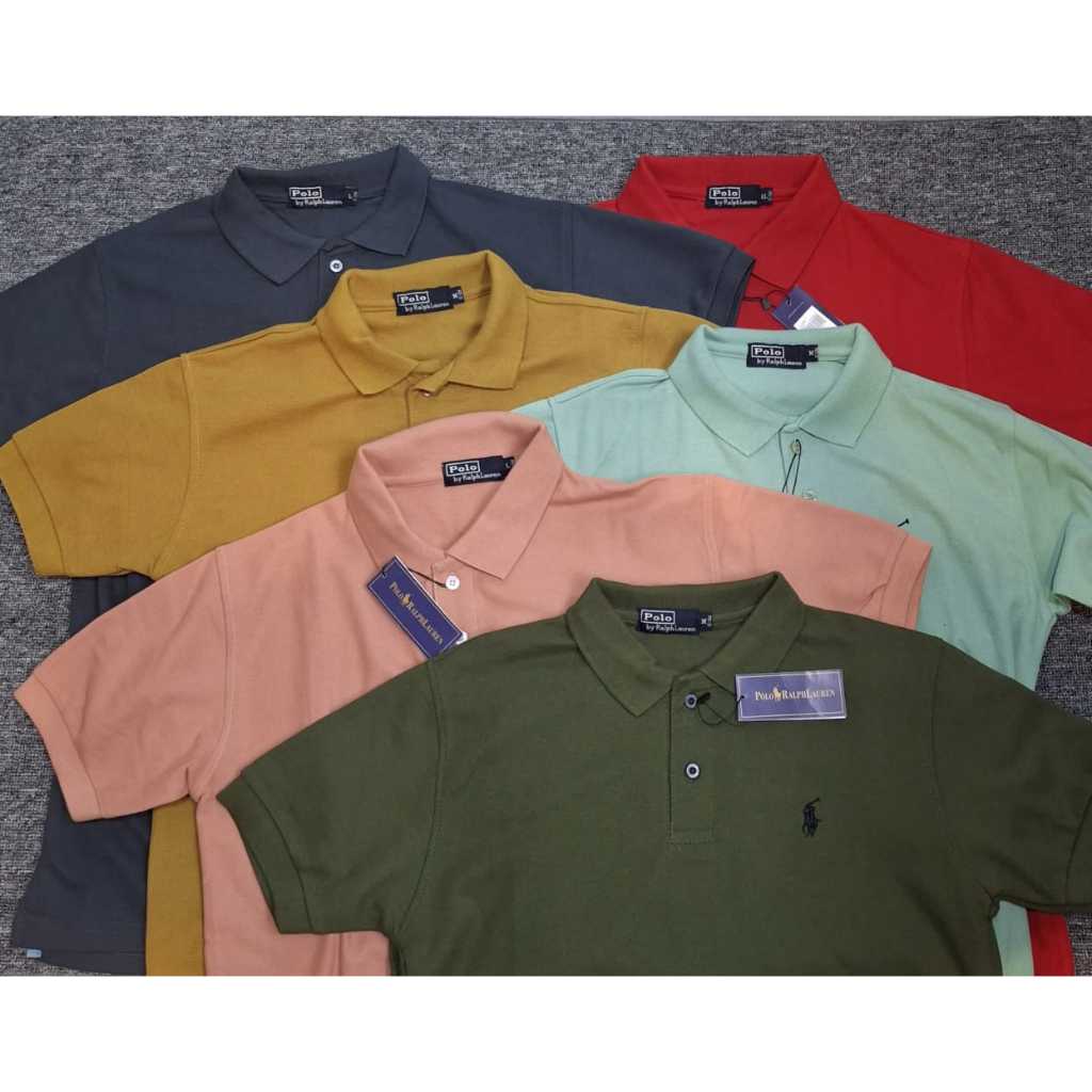 Polo Shirt Pria Premium HQ - Branded Men's Polo Shirt Kaos Kerah Polo Premium Terbaru