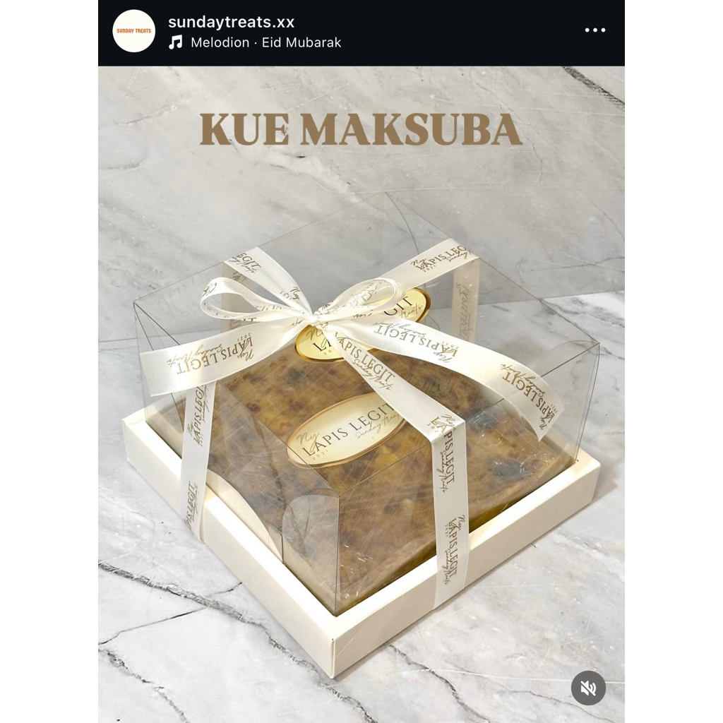 

Kue Maksuba Palembang Premium Wijsman Butter – Gluten Free, Fresh, Request Tingkat Manis, PO Ny.Lapis legit