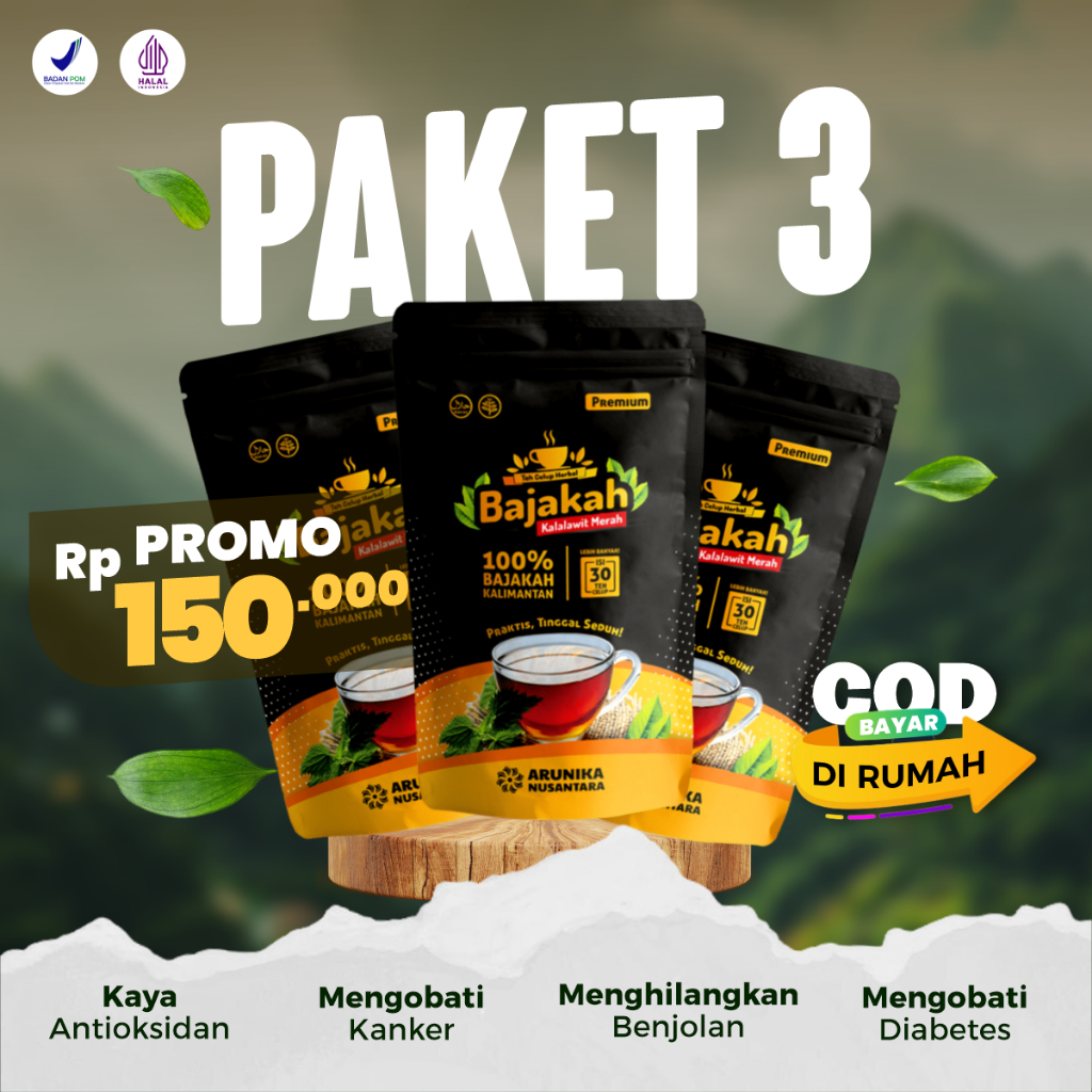 

Teh Bajakah Asli Kalimantan Original Premium