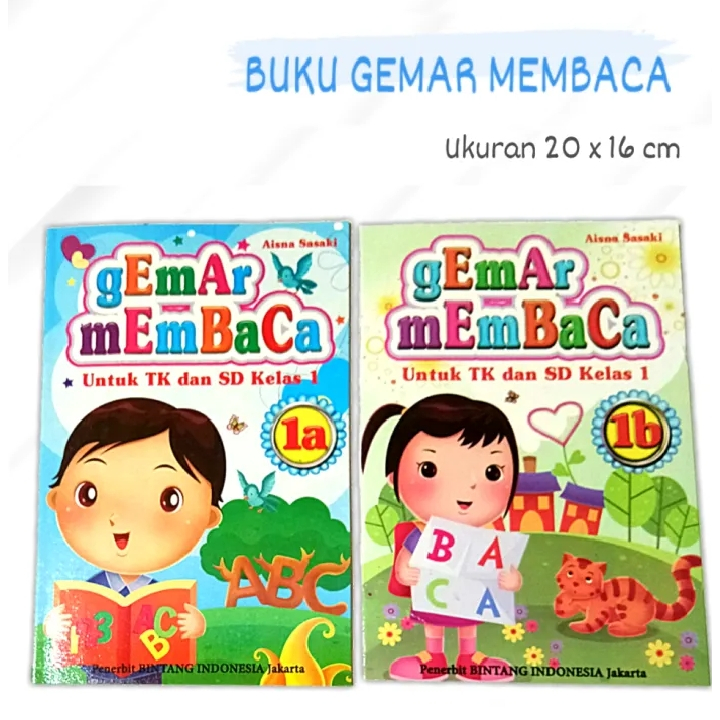 Set Buku Gemar Membaca 1A dan 1B – Belajar Membaca untuk Anak