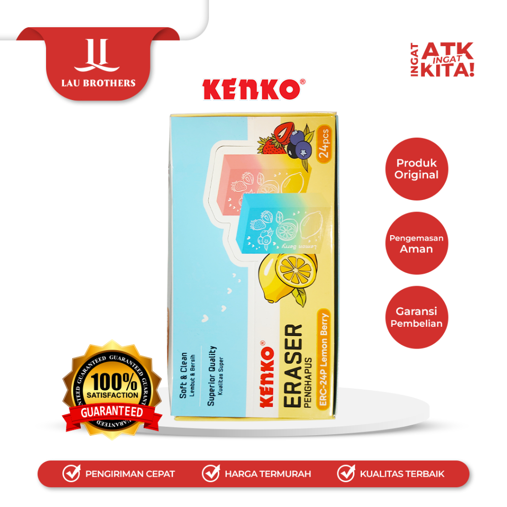 

KENKO PENGHAPUS/ ERASER ERC-24P LEMON BERRY (1PC)