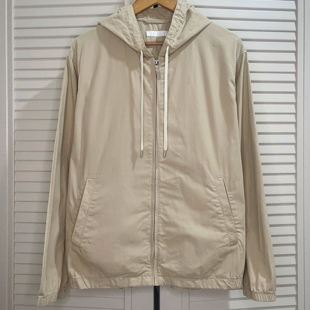 Uniqlo - Cotton Parka - Beige - Size L