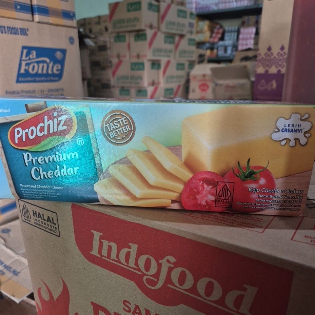 

Keju Prochiz Premium Cheddar 2 Kg