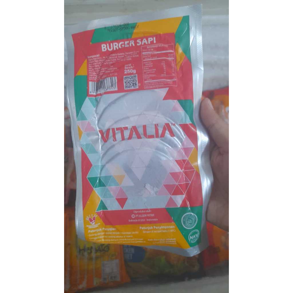

Vitalia burger sapi 250gr