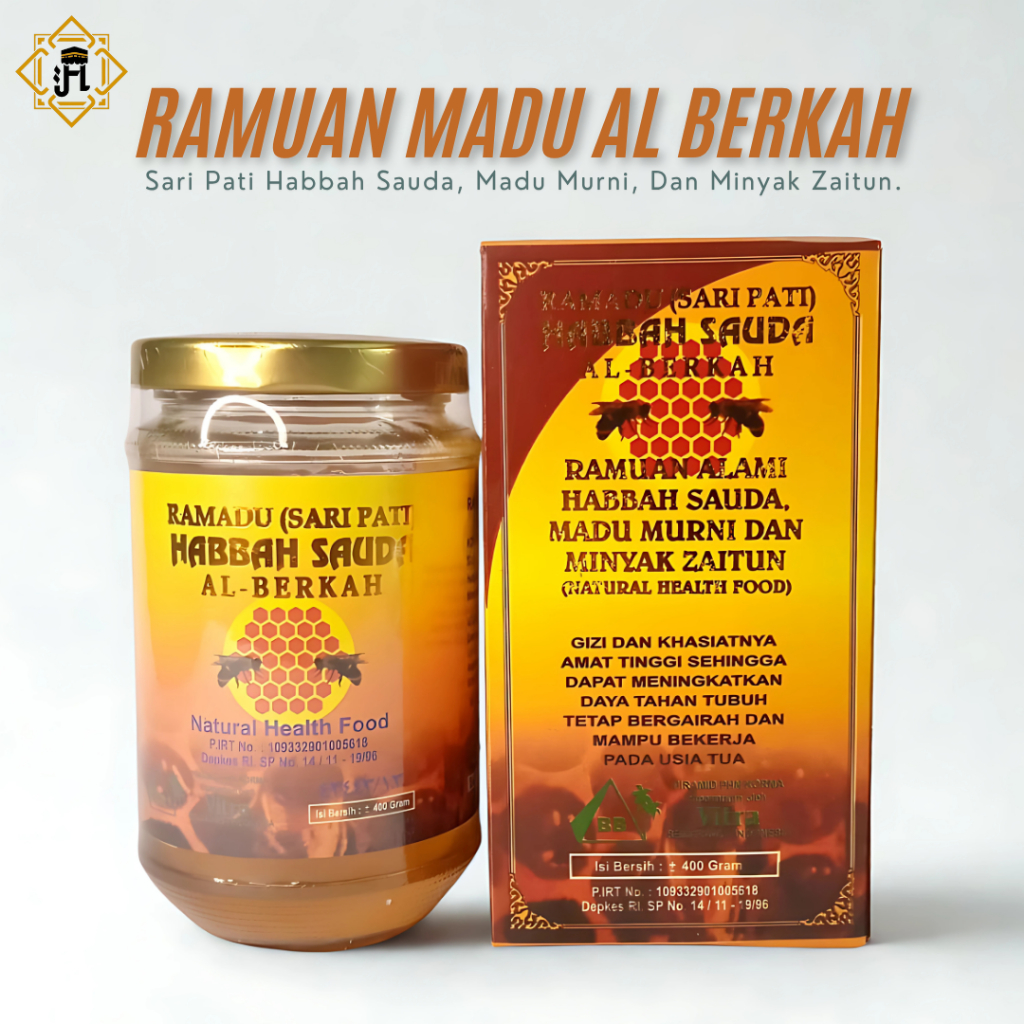 

Al-Berkah Ramuan Madu Murni Dengan Saripati Habbah saudah dan Minyak Zaitun