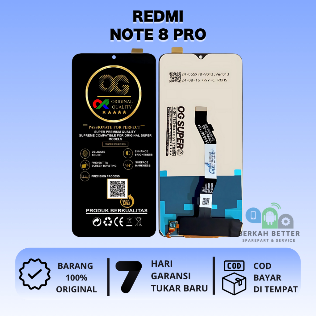 LCD REDMI NOTE 8 PRO ORIGINAL TOUCHSCREEN