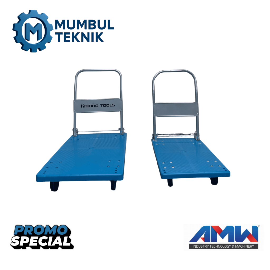 Trolley Troli Lipat Bahan Tebal Plastik PP - Trolley angkut galon trolley gudang toko sembako toko g