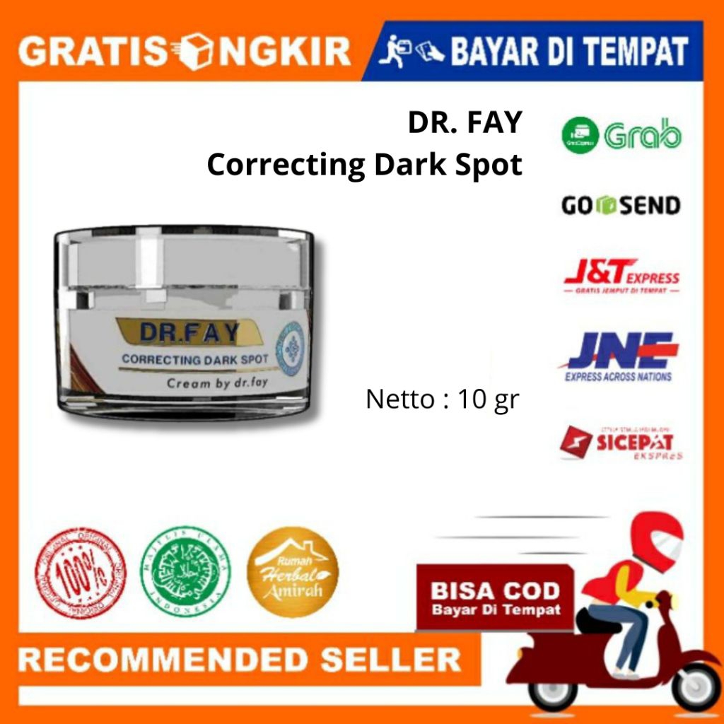 Promo Dr. FAY Cream perawatan jerawat - Bopeng Bekas jerawat & flek hitam kerutan ( DR FAY )