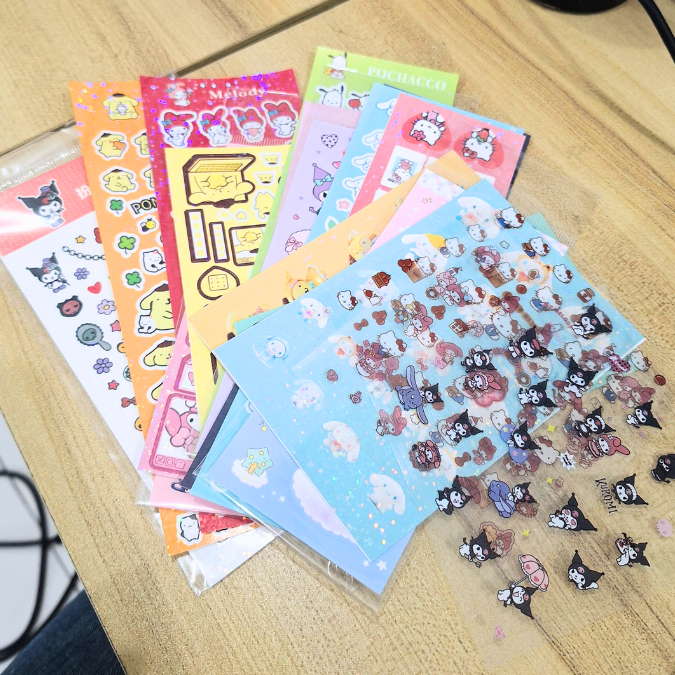 

[BISA COD] STICKER DIY DEKOR PHOTOCARD LUCU & UNIK MOTIF RANDOM STICKER KOREA