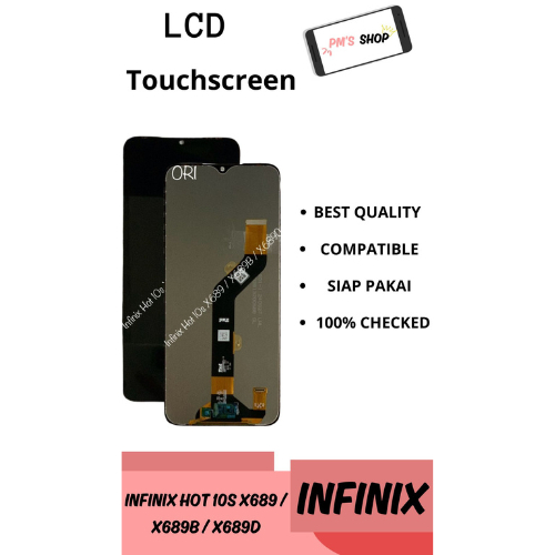 Lcd Touchscreen Lengkap Infinix Hot 10S X689 / X689B / X689D