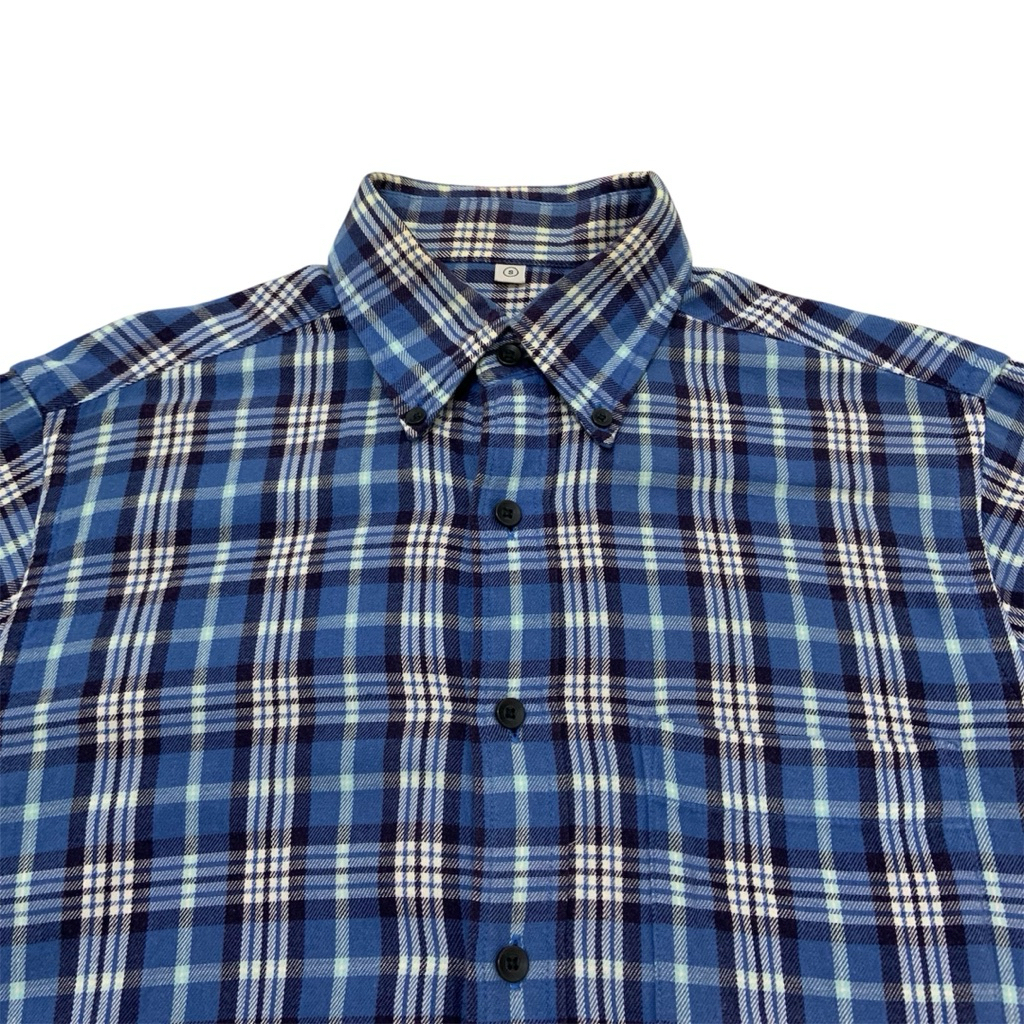 kemeja uniiqlo flanel size S second original