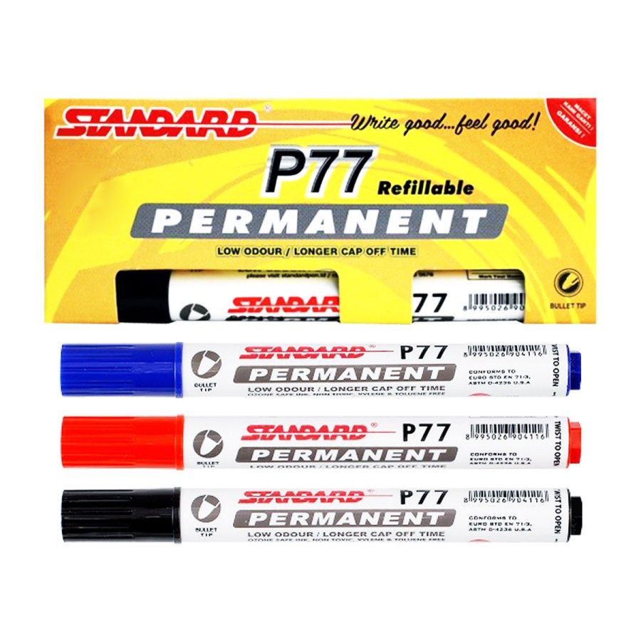 

SPIDOL PERMANEN STANDARD P77 HITAM BIRU