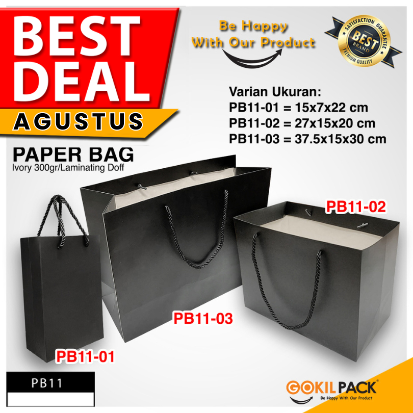 

Paper Bag Hadiah Jumbo / Premium Gift Bag / Tas Kado Jinjing / PB11