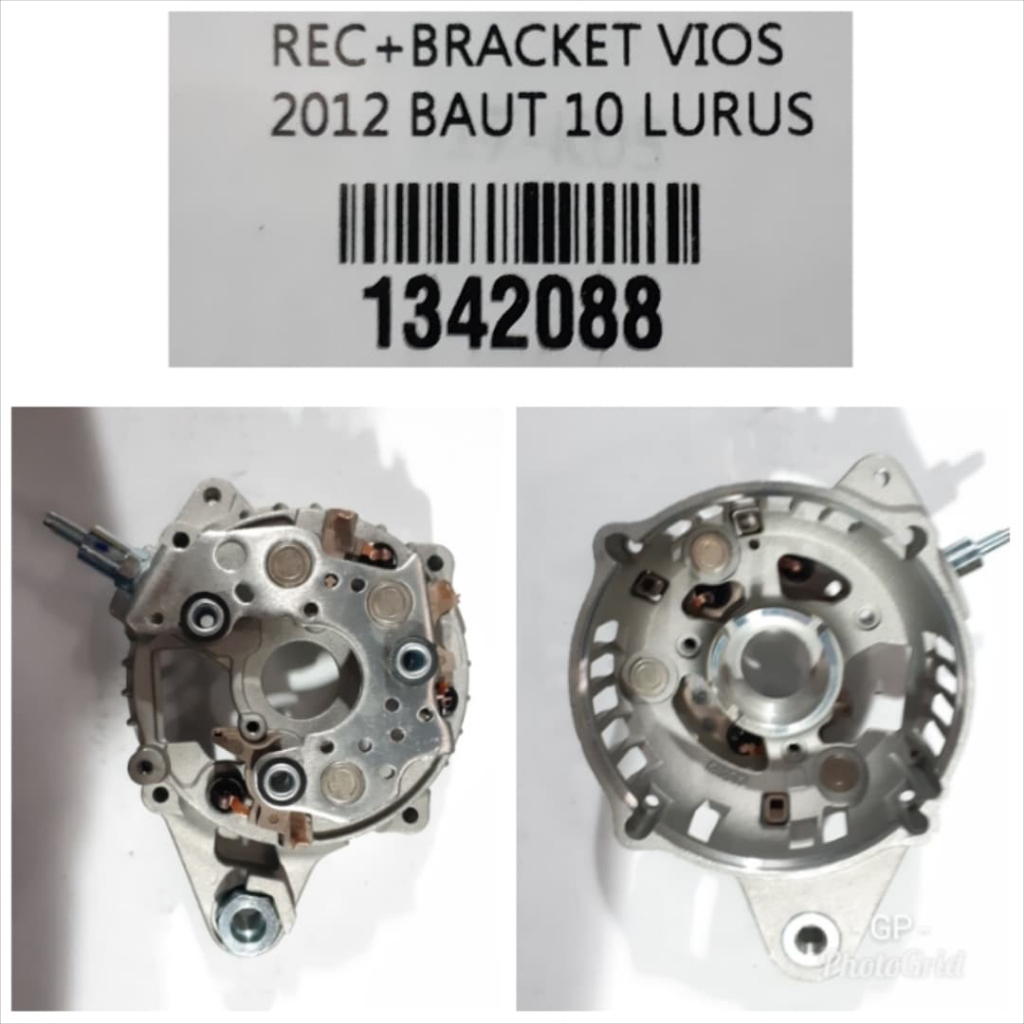 Rectifier - Silikon & Bracket USI Toyota Vios 2012 Baut 10 (Lurus)