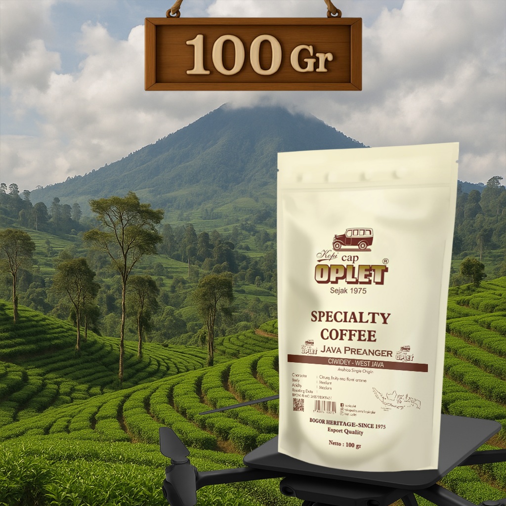 

KOPI OPLET SPECIALTY COFFEE - JAVA PREANGER (ARABIKA) - 100 gram