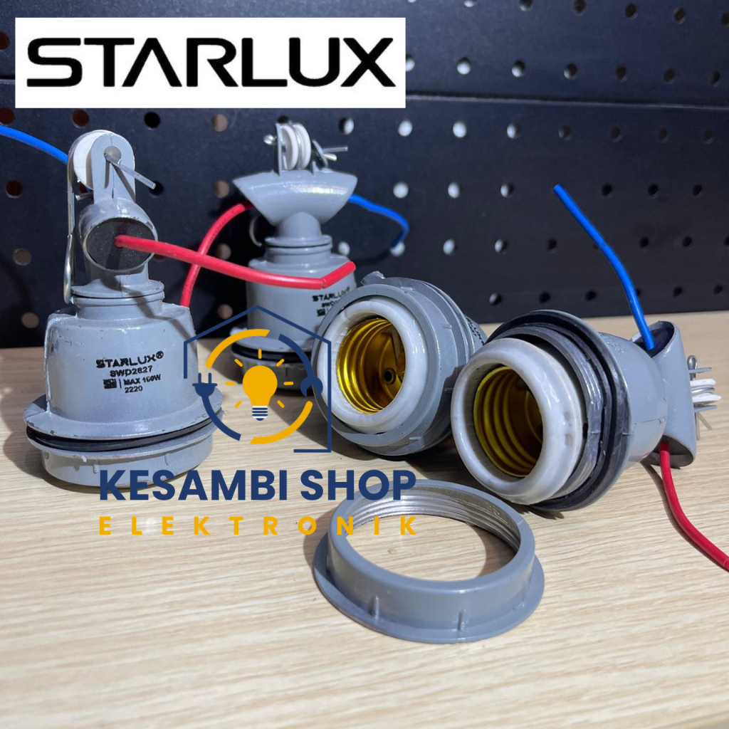 FITTING GANTUNG BESI E27 FITTING CUP IJO E27 FITING KAP LAMPU JALAN BODY BESI