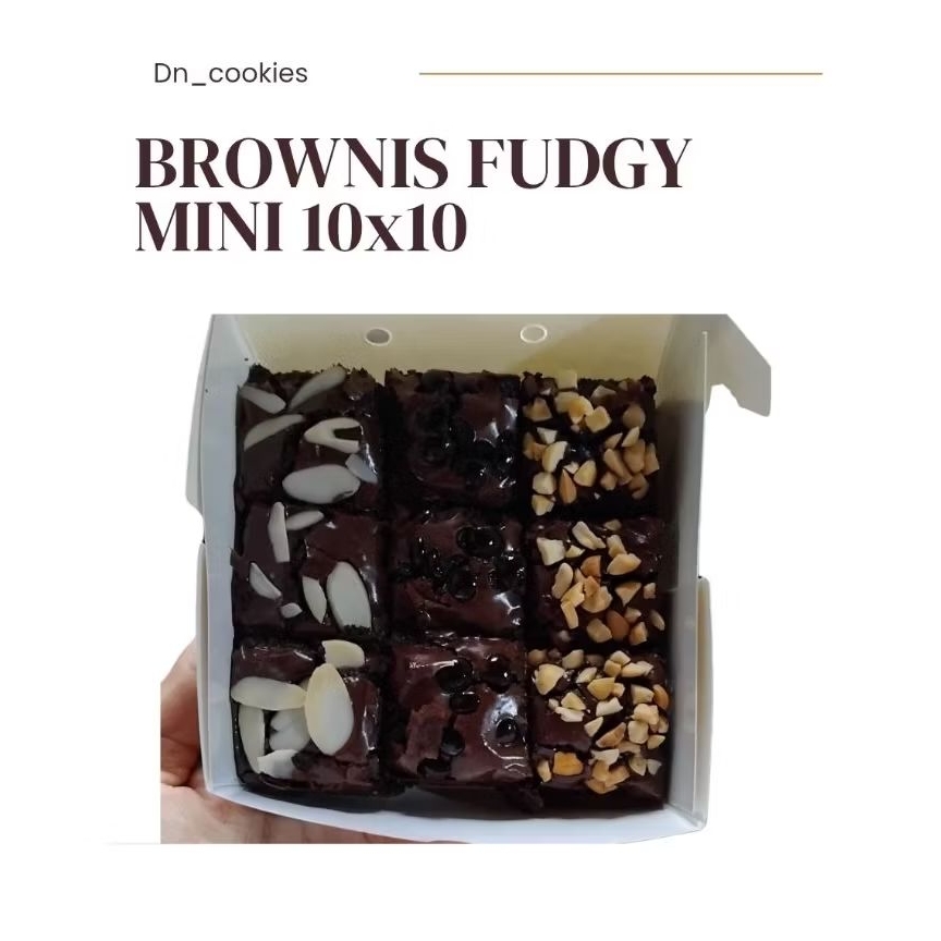 

Brownies Fudgy Mini Nyoklatt 10x10