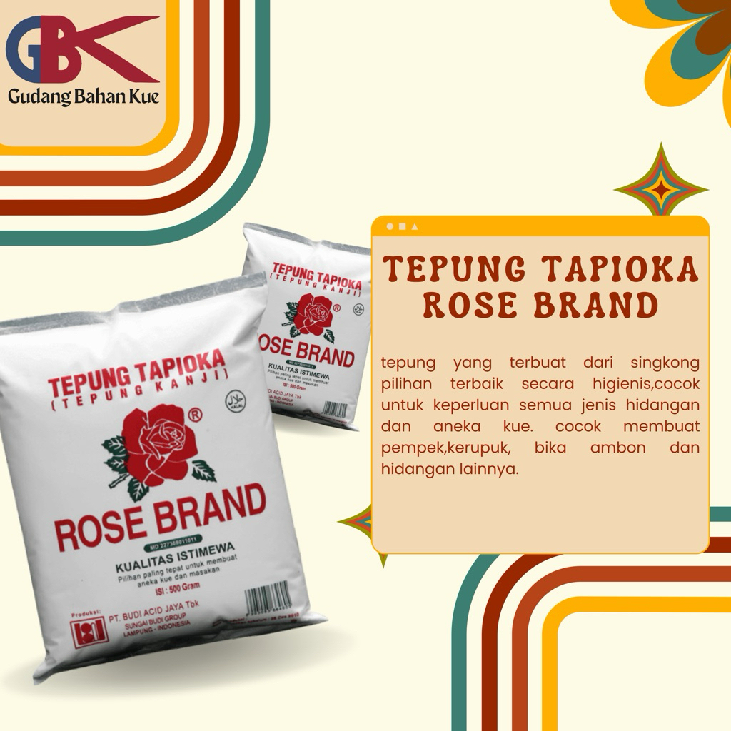 

Tepung Tapioka Rose Brand