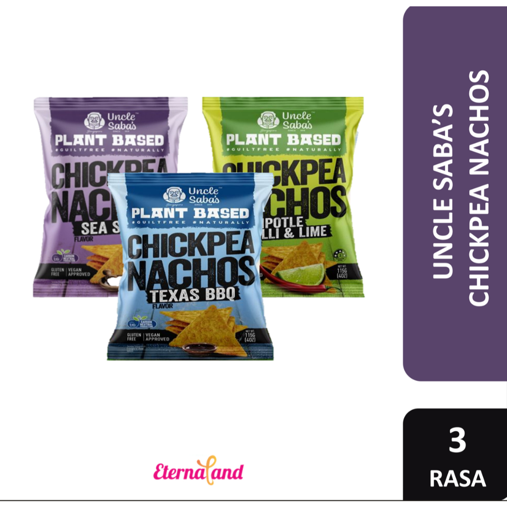 

Uncle Saba’s Chickpea Nachos Chips - Snack Import