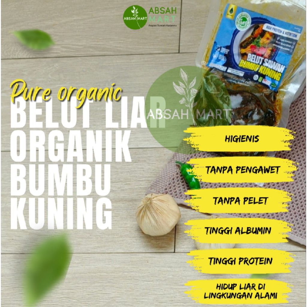 

Belut Sawah Bumbu Kuning 250gr by Pure Organic