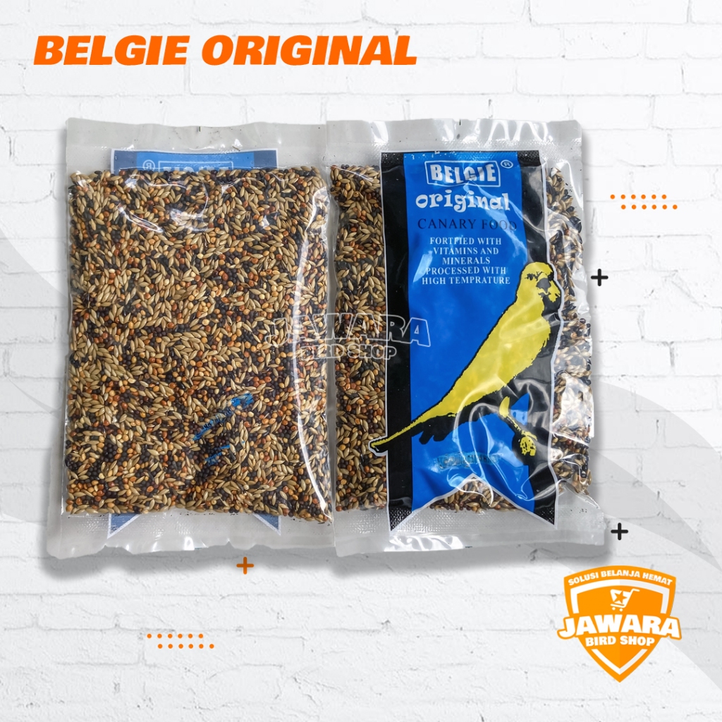 BELGIE ORIGINAL 100Gr PAKAN BURUNG KENARI MENINGKATKAN STAMINA MENAMBAH BIRAHI GACOR