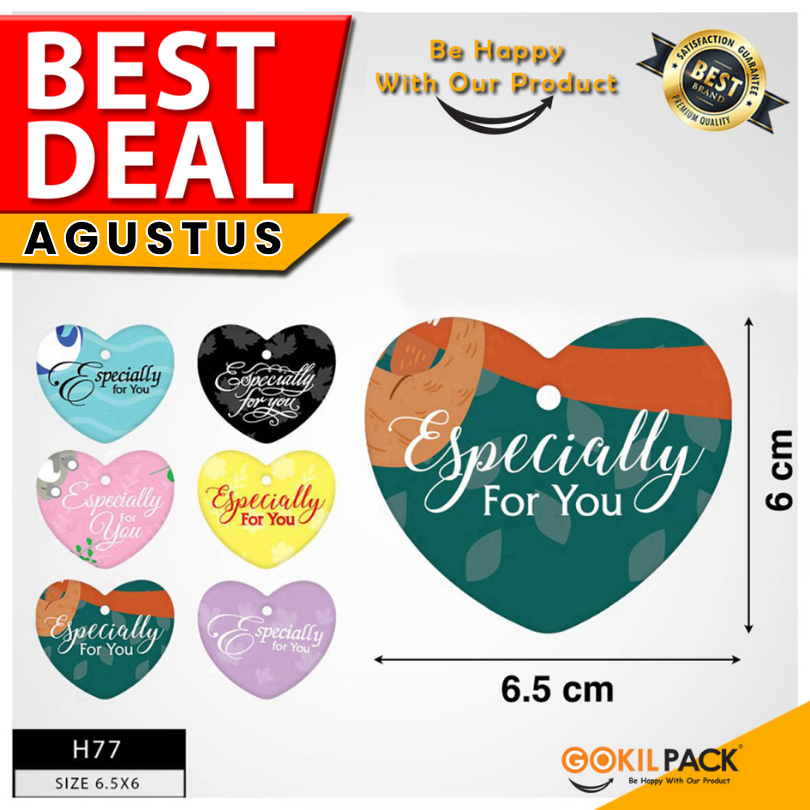 

Hangtag|Hangtag Murah|Hangtag Especially For You|Hangtag Ivory|H77