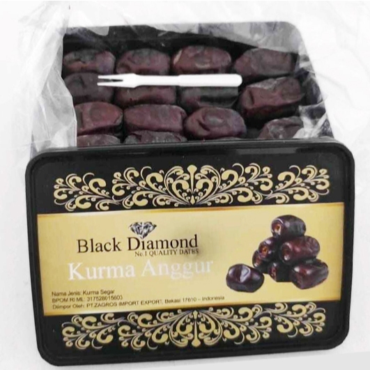 

Kurma Anggur/Kurma Anggur Persian Black Diamond Premium/6 Kg/Dus