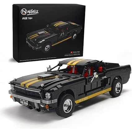 Muscle Car 1965s GT350 Race Car Building Set (1,817 Pieces)