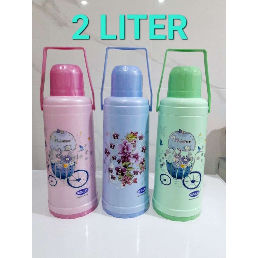 Termos Air Panas 2 Liter - Termos Air Panas Nomuri Vacuum Flask Botol Air Panas Termos Panas Besar (