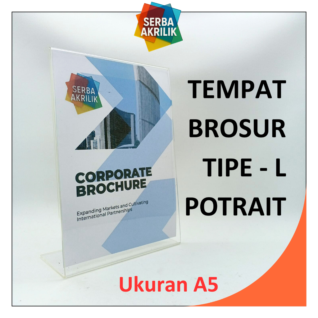 

Tempat Brosur A5 2mm / Akrilik Tent Card Portrait / Acrylic Qris Barcode - Tipe L