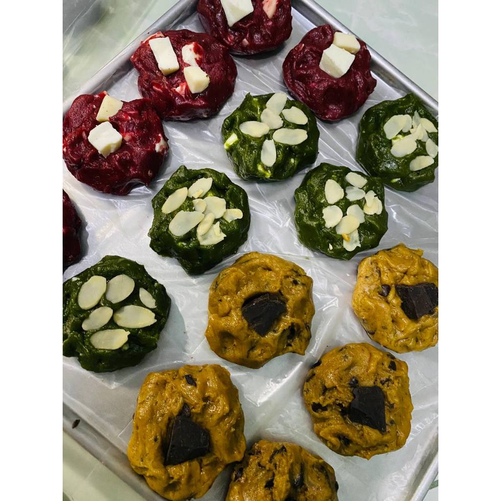

COOKIES LEJIT-COOKIESCOKLAT-REDVELVET-MACHA-DOBLECHOCO