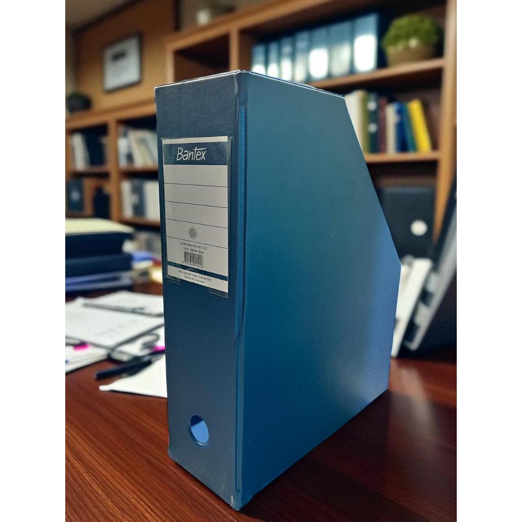 

box file isi 6 pcs model terbaru warna biru/box file bantex elegant