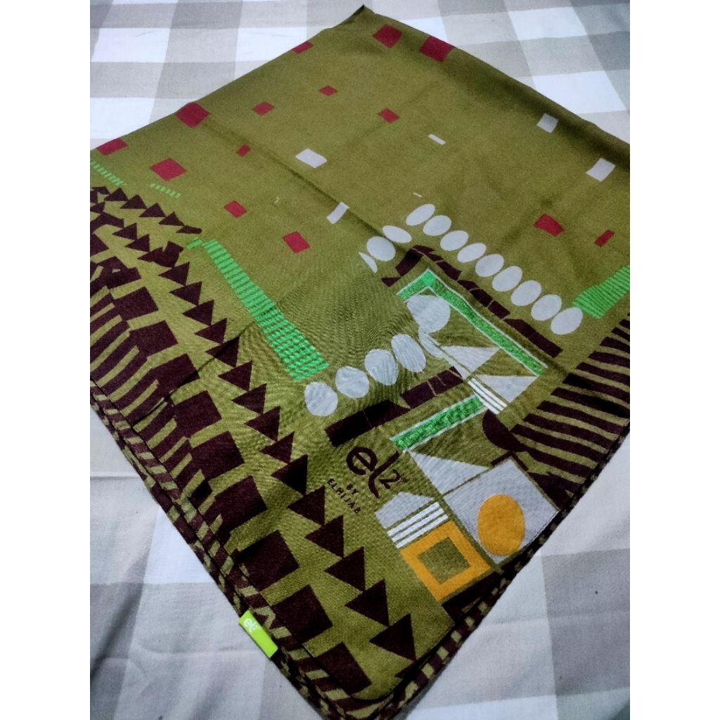 Jilbab elhijab elzatta hijau like new