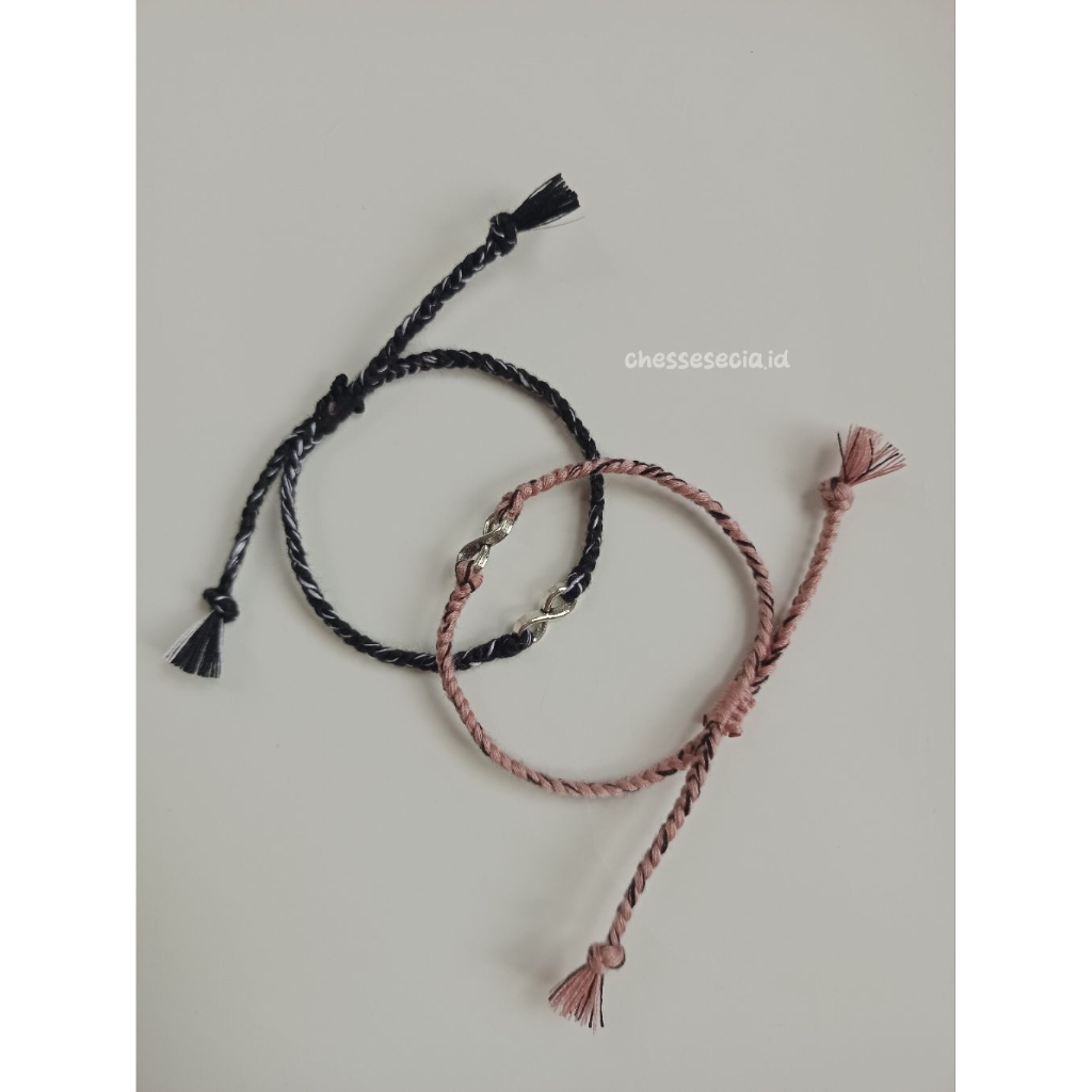 couple set infinity bracelet|| gelang infinity|| gelang couple