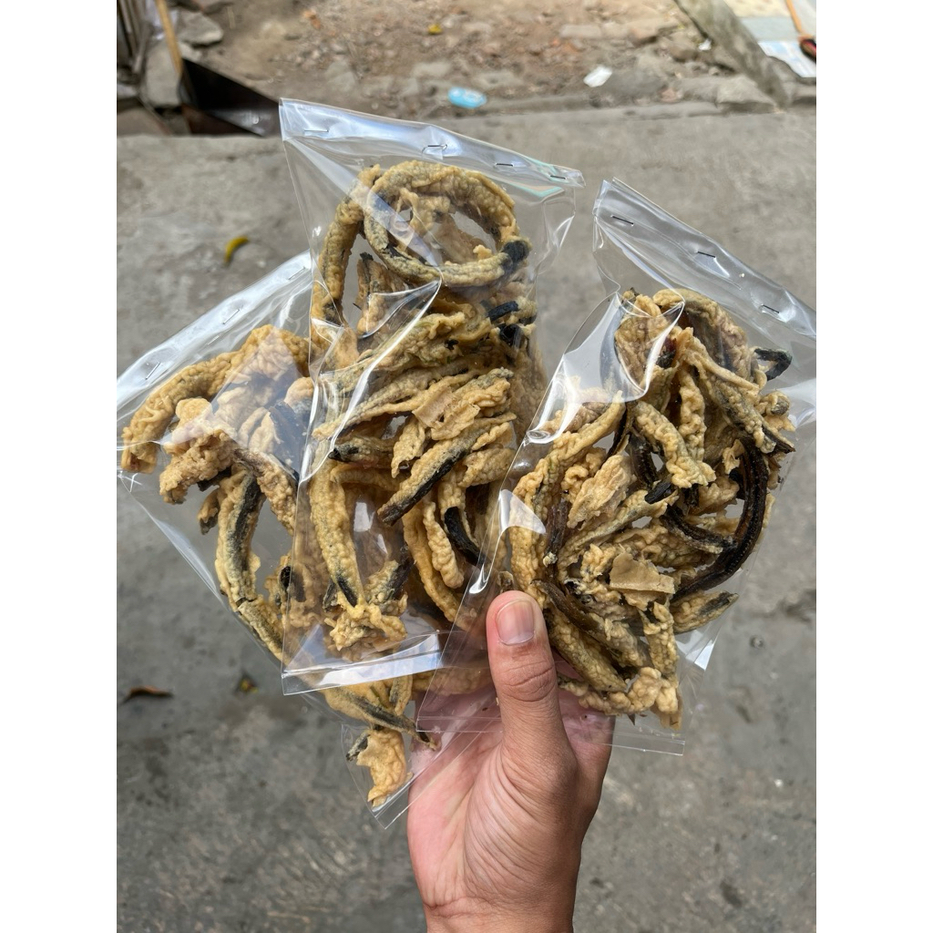 

Keripik belut 100gr