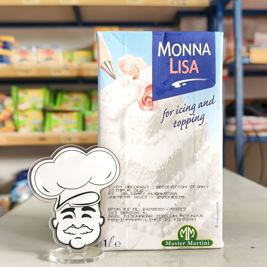 

Monalisa Whipping Cream 1Liter / Monnalisa Whip Cream Cair 1Liter