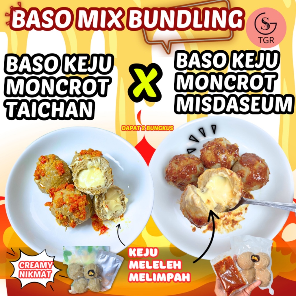 

BAKSO MIX BUNDLING BASO KEJU MONCROT SAMBAL TAICHAN X BASO KEJU MONCROT SAMBAL MISDASEUM (AMIS LADA ASEUM)-GUDANGSNACK.TGR