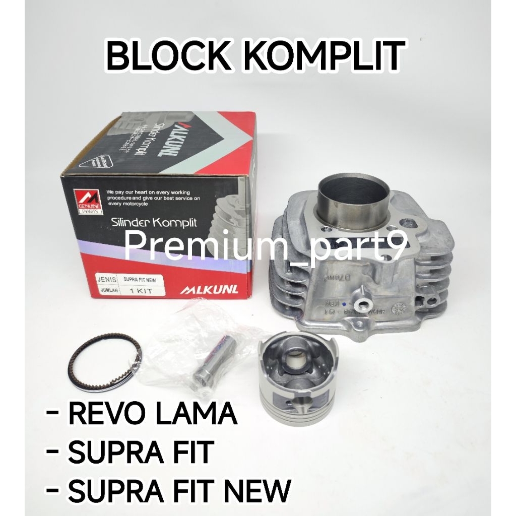 [ Milkunl ] Block blok komplit Revo lama / Supra fit new