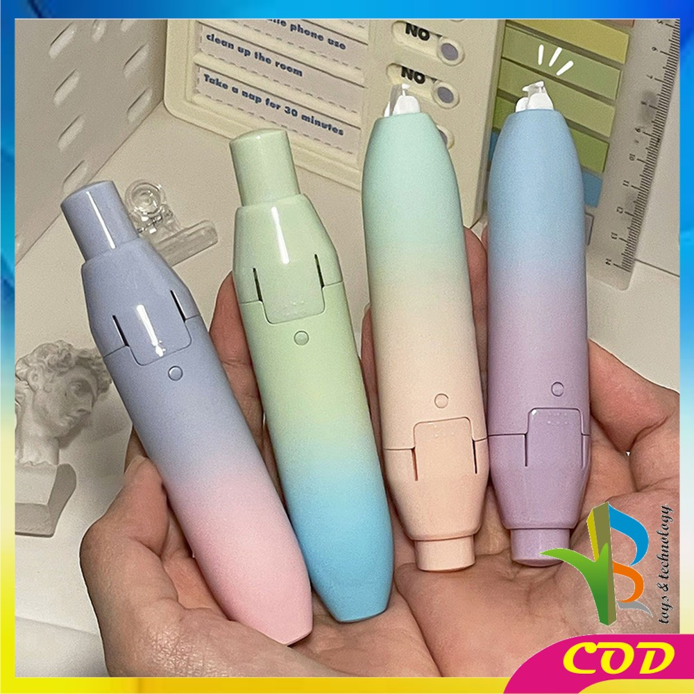 

EC RB-A97 Correction Tape Gradasi Warna Pastel Perlengkapan Sekolah Tip X Kertas Aesthetic / Tip Ex Roll Two Tone Model Cetek Pita Koreksi Multifungsi