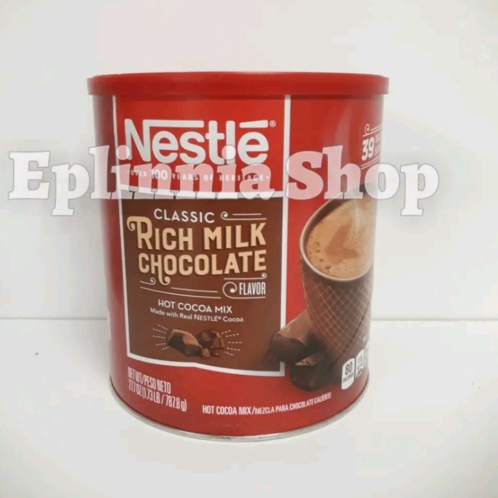 

Nestle Hot Cocoa Mix Classic Rich Milk Chocolate 787 gr