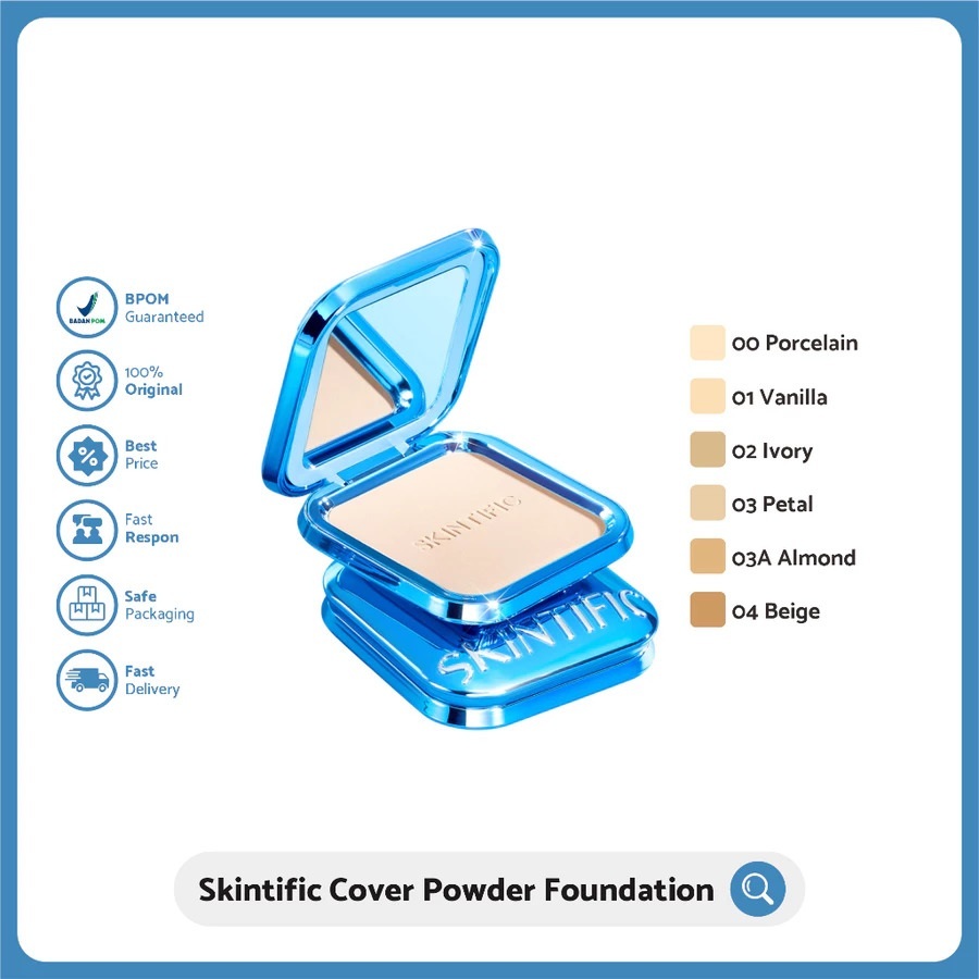 Skintific Ultra Cover Powder Foundation